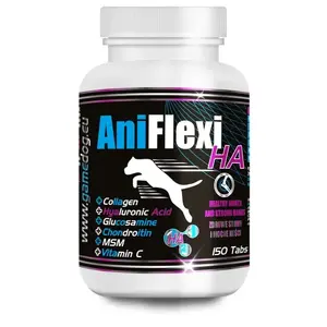 Capsules GAME DOG AniFlexi HA 150 — joint support supplement for dogs, 150 capsules