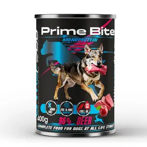 Консервы для собак GAME DOG Prime Bite монопротеин 400 г — олень и яблоко