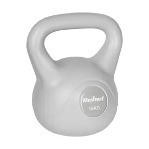 Rebel Active kettlebell 18 kg — čuguna treniņu svars RBA-2322G