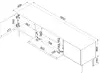 TV skapis ar kamīnu Cama Meble TRESSE 180x40x54.5 Photo 3