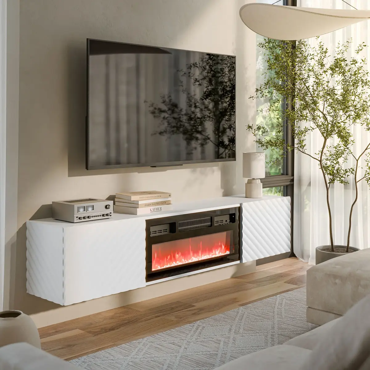 TV skapis Cama Meble LARA 183x35x37 cm Photo 3