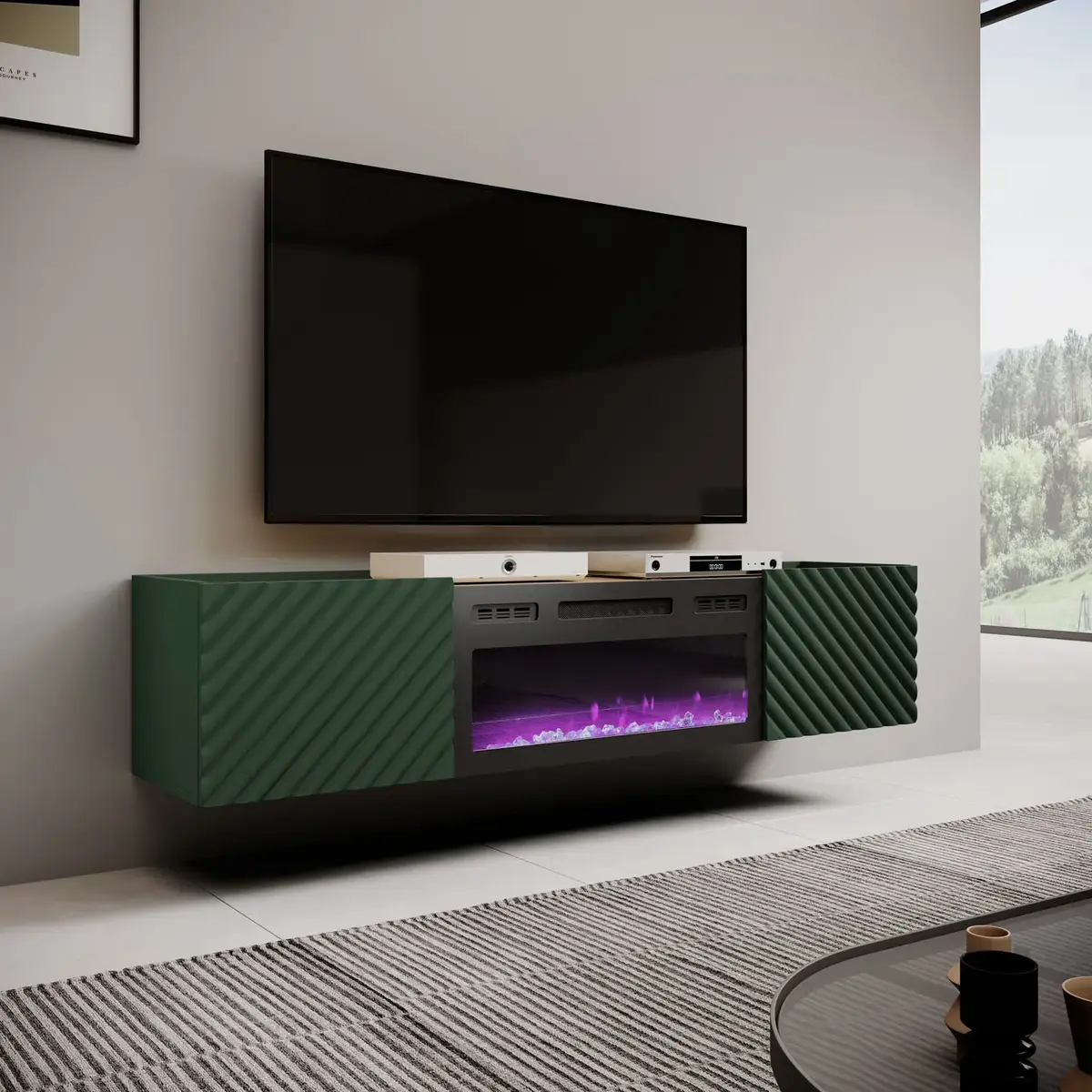 TV galds Cama Meble ONDA 180,5×40×58 cm Photo 2