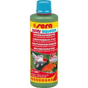 Šķidrais ūdens kondicionieris sera AQUATAN GOLDY 100 ml – akvārija ūdens apstrāde