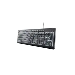 Keyboard TRUST Primo Membrane USB-C Backlit CZ/CZ-SK/SK black
