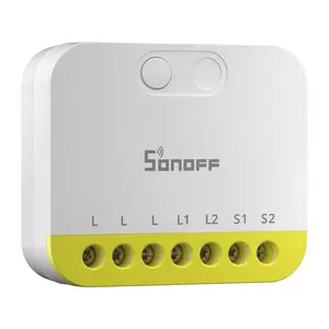 Двухканальный мини‑выключатель Sonoff MINI-ZB2GS-L ZigBee — компактное беспроводное реле для двух цепей