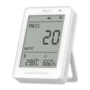Датчик качества воздуха Sonoff SAWF-07P PM2.5 Wi‑Fi с LCD‑дисплеем
