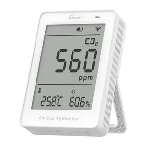 Датчик качества воздуха Sonoff AirGuard CO2 SAWF-08P Wi‑Fi с LCD дисплеем