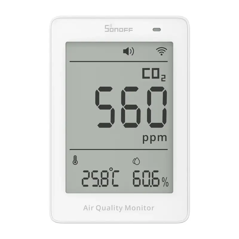 AirGuard CO2 SAWF-08P Wi‑Fi LCD прибор качества воздуха Photo 2