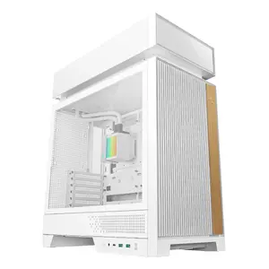 Desktop PC case DeepCool CL6600 WH — white, supports ATX/PS2/SFX/SFX-L PSUs, 140 mm front, 120/140 mm top/rear, 2.5" & 3.5" drives