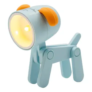 Table lamp Ultron RealPower 486258 LED, blue, battery-powered, 1 LED, LR41 batteries, 68×43×64 mm