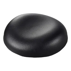 Wrist rest Renkforce RF-6031912, faux leather with PU foam, 81 × 81 × 20 mm, black