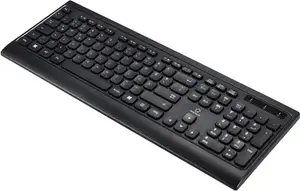 Wireless Keyboard Renkforce RF-5799534 German QWERTZ layout, black
