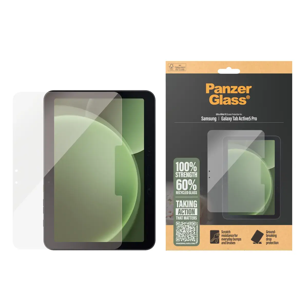 PanzerGlass screen protector — Samsung Galaxy Tab Active5 Pro Photo 2