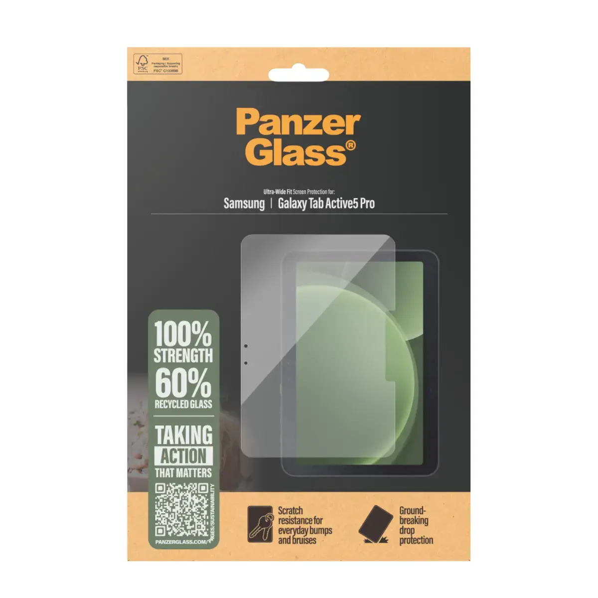 PanzerGlass screen protector — Samsung Galaxy Tab Active5 Pro Photo 3
