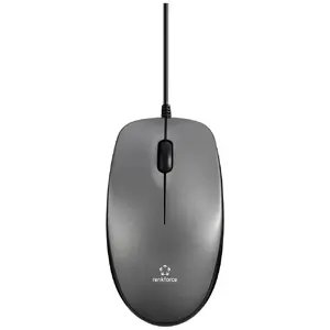 Renkforce RF-5805910 Office Mouse Ambidextrous USB Type-A Optical 1000 DPI Grey Wired 3 Buttons