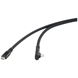 Кабель USB4 Gen 2x2 USB-C Renkforce RF-6438138, 1 м, чёрный