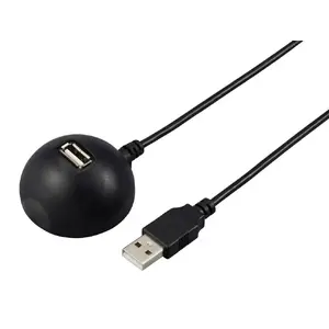 Кабель USB 2.0 Renkforce RF-5720418, USB A — USB A, 1.5 м, чёрный