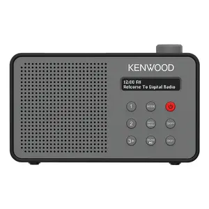 Portable radio Kenwood CR-M25DAB-H — DAB+ / FM, LCD, Bluetooth, USB-C, 3.2 W, grey