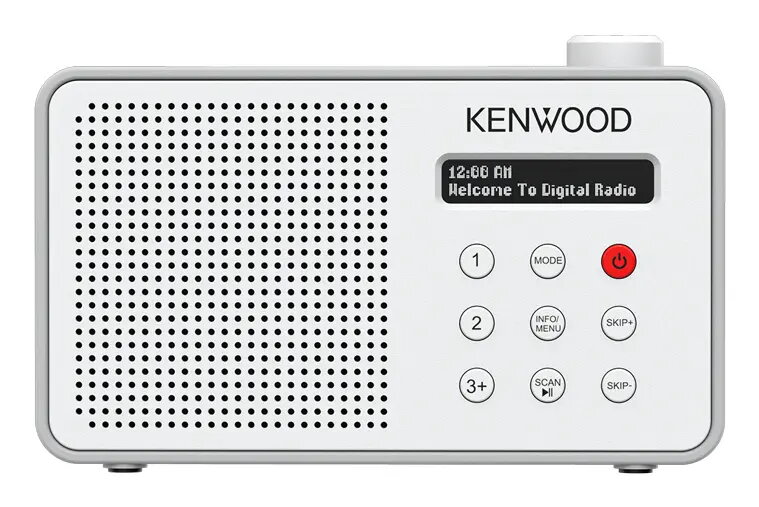 Portatīvais radio Kenwood CR-M25DAB-W — DAB+