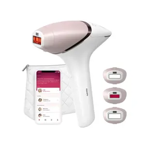 Устройство для удаления волос IPL Philips Lumea 9000 Series BRI955/01 — SenseIQ, аккумуляторное, золотисто‑белое, полная обработка ноги 8,5 мин