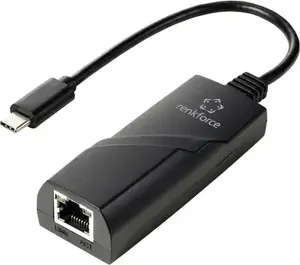Сетевой адаптер Renkforce RF-TCA-330 USB-C (USB 3.2 Gen 1) гигабитный LAN 10/100/1000 Мбит/с