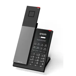 IP-телефон Snom HD351W черный Wi‑Fi — беспроводная трубка, гигабитный Ethernet, PoE, Li‑Ion 1000 мAh