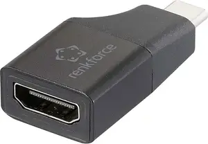 USB-C to HDMI adapter Renkforce RF-6418168 — 1x USB-C plug to 1x HDMI socket, black
