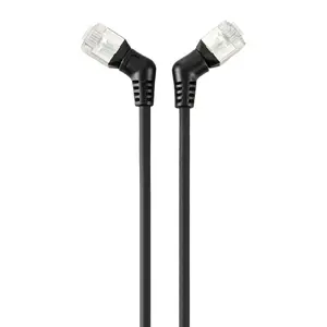 Networking cable Renkforce RF-6071546 Cat6a F/UTP (FTP) 0.5 m, RJ-45 to RJ-45, Black