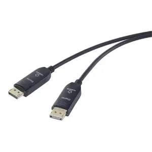 DisplayPort cable Renkforce RF-6117768, DisplayPort–DisplayPort, 15 m, Black