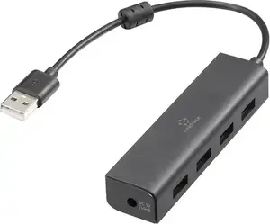USB hub Renkforce RF-USBH-110 (RF-6382720) 4-port USB-A USB 2.0 480 Mbit/s, black