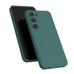 Силиконовый магнитный чехол Riff для Samsung Galaxy A57 5G A576 — зелёный