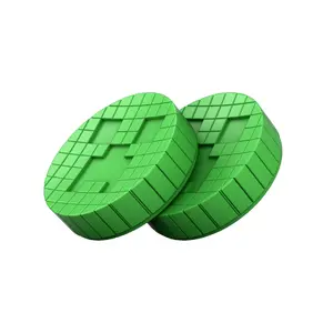 Накладки на стики STEELSERIES KontrolFreek Minecraft Creeper Edition для Nintendo Switch 2, зелёные, 2 шт.