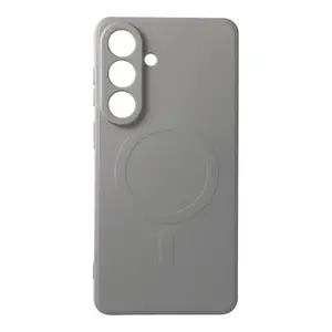 Силиконовый магнитный чехол Riff для Samsung Galaxy S26 S942 — серый