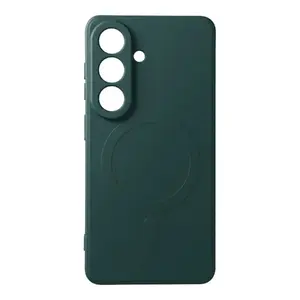 Riff Silicone Mag cover for Samsung Galaxy S26 Plus S947 — green, silicone magnetic attach