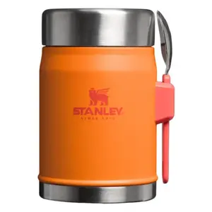 Термос для еды STANLEY The Legendary Food Jar + Spork 0.4 л, оранжевый