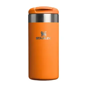 Термокружка STANLEY The AeroLight Transit Mug 0.35L, оранжевая, вакуумная нержавеющая сталь