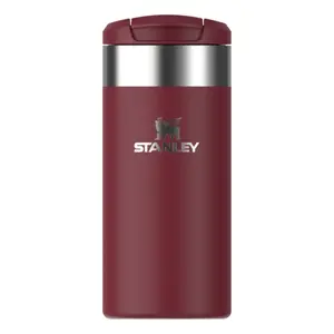 Ceļojumu krūze STANLEY The AeroLight Transit Mug 0,35 l, tumši sarkana, ar izolāciju no nerūsējošā tērauda