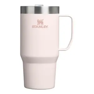 Ceļojuma krūze STANLEY The Everyday Suburban Mug 0.71L gaiši rozā — tilpums 0,71 l, izolēta