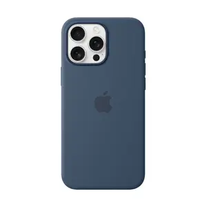 Silicone Case with MagSafe for Apple iPhone 16 Pro Max — Denim Blue, Cover, fits 17.5 cm (6.9") screen
