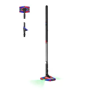 Stick vacuum Dyson PencilVac Fluffycones — Cordless Li‑Ion, 30 min runtime, Bagless 0.8 L, for hard floors, Black/Grey
