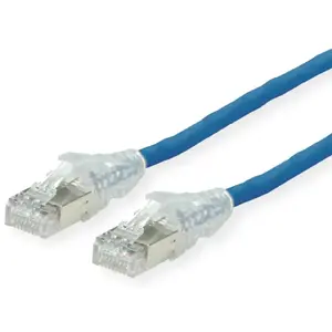 Networking cable Secomp 21.05.0524 Cat6a S/FTP (S‑STP) Blue 2 m RJ‑45–RJ‑45
