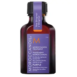Matu kopšanas līdzeklis Moroccanoil Purple Treatment 25 ml — neitralizē dzeltenumu, baro un atjauno