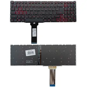 Keyboard for Acer Nitro 5 Gaming laptops — compatible with AN515-54, AN515-55, AN715-51 models, backlit (MPN KB316120)