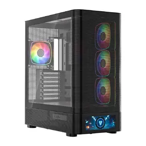 Computer case MODECOM VOLCANO AQ500 ARGB MIDI black