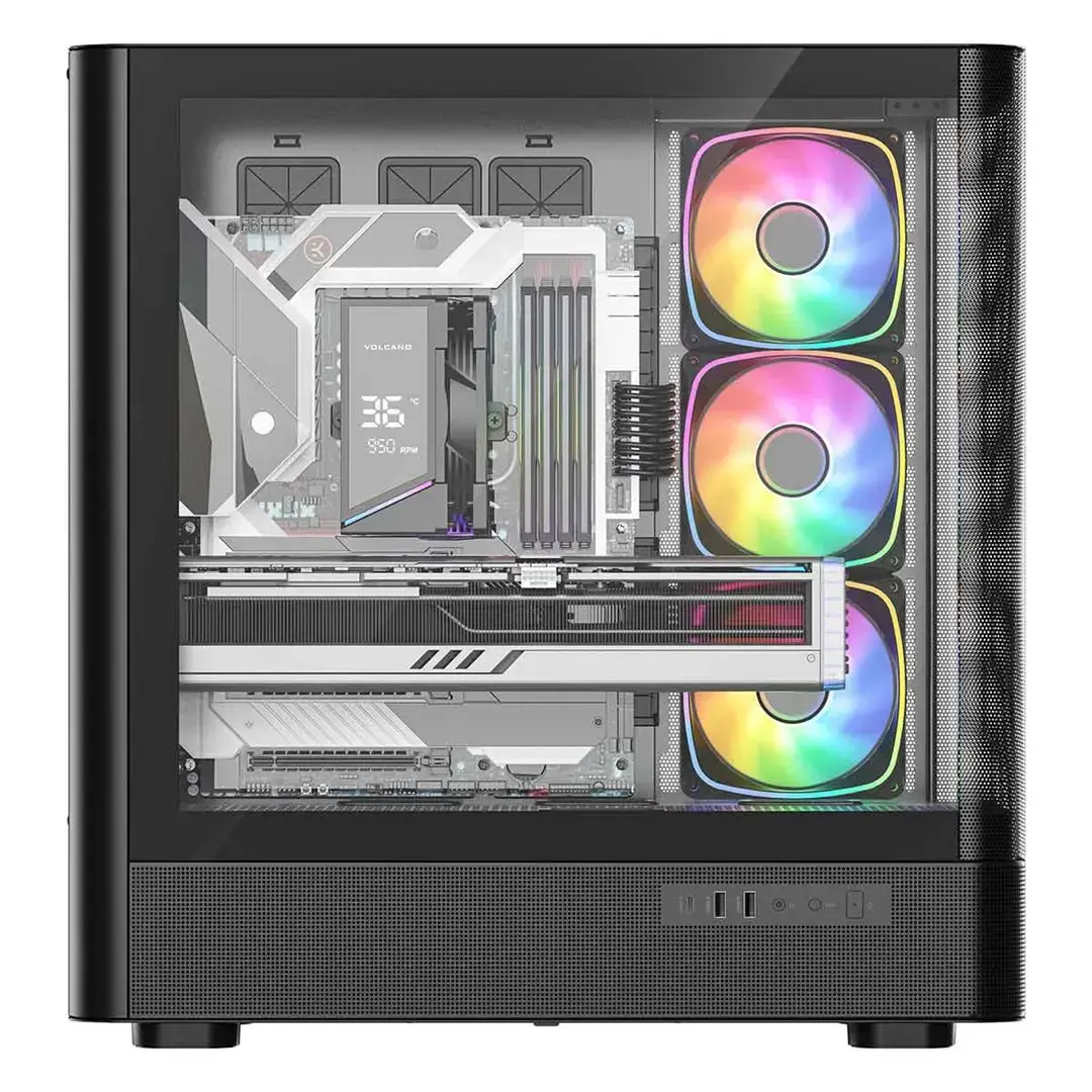 MODECOM VOLCANO AQ500 ARGB MIDI case Photo 3