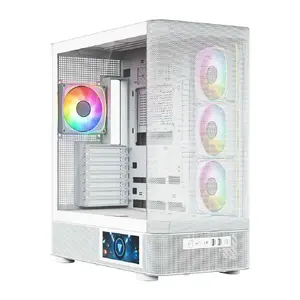 MODECOM VOLCANO AQ400 ARGB MIDI tower computer case, white