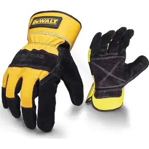 Рабочие перчатки DeWalt DPG41L — кожаные премиум, размер L
