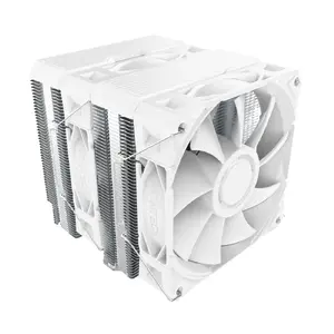 CPU cooler Montech NX600 (white) with 120 mm fan, compatible air cooler for desktop processors