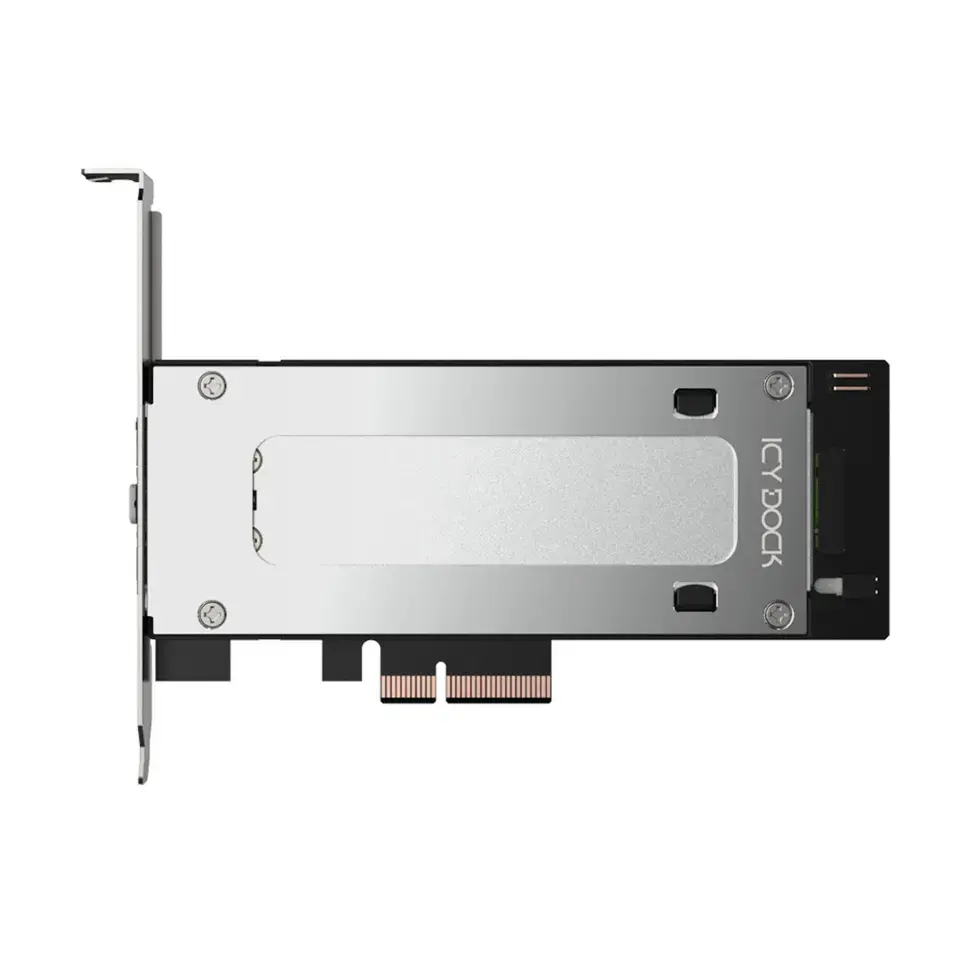 icy dock MB840M5P-B PCIe M.2 NVMe adapter Photo 2