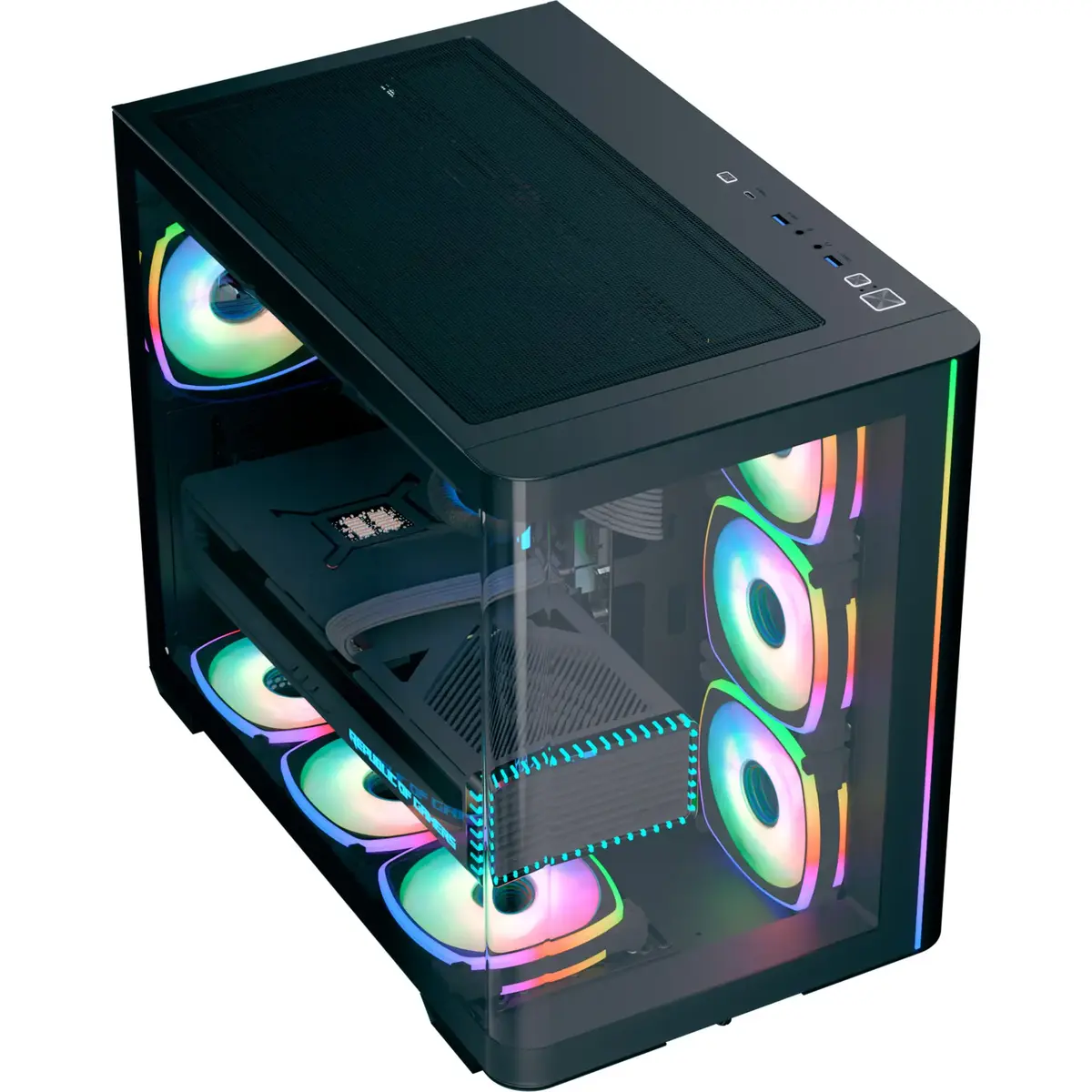 AEROCOOL P500C EVO-G-BK-v1 tornis korpuss Photo 5
